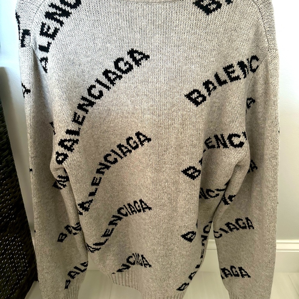 NEVER WORN Balenciaga All Over Logo - Brand New W/Tags ,Size Med, Uni Sex